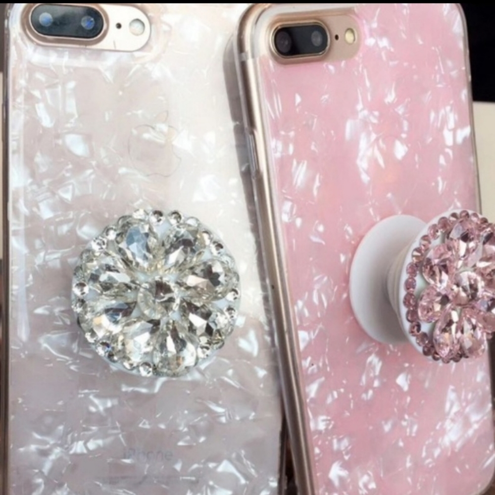 Cellphone 3D Faux Diamond 💎 Jeweled Popsocket - Picture 5 of 7